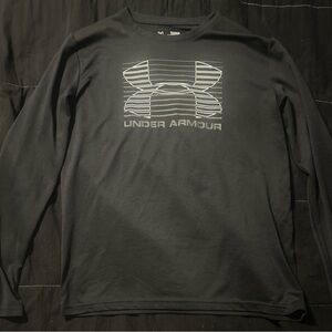 Under Armour Boy Long Sleeve Logo Heatgear Shirt